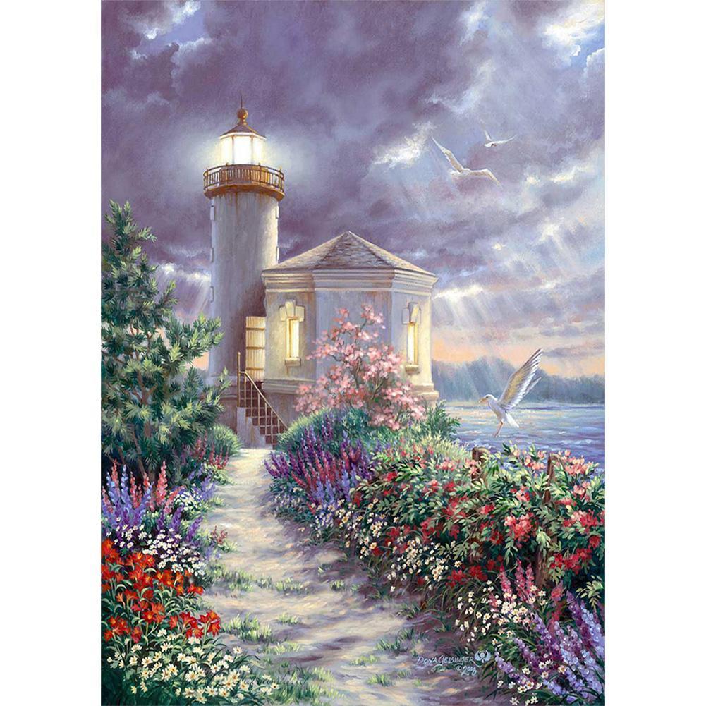 Lighthouse  - Full Drill Round Drill - 30x40cm