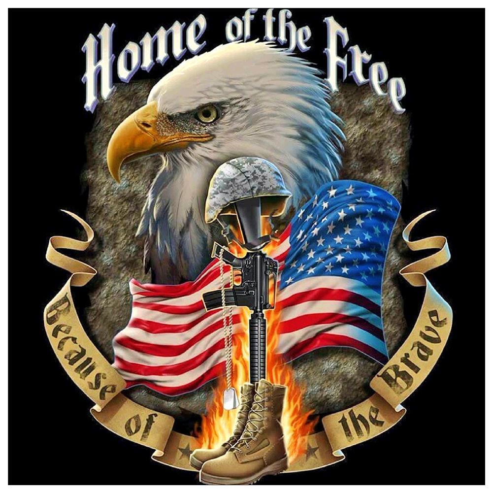 Eagle  - Full Drill Round Drill - 40x40cm