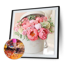 Load image into Gallery viewer, Flower in Box - Full Drill Round Drill - 30x30cm
