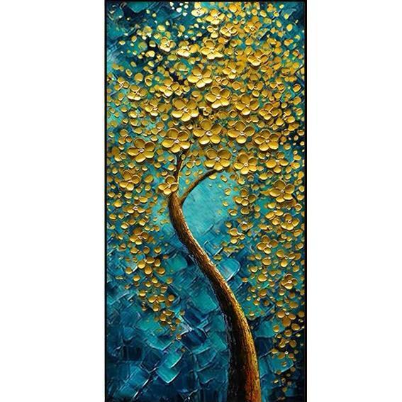 Blooming Tree - Full Drill Round Drill Painting - 85x45cm