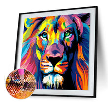 Load image into Gallery viewer, Lion Animal - Full Drill Round Drill - 30x30cm
