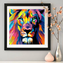 Load image into Gallery viewer, Lion Animal - Full Drill Round Drill - 30x30cm
