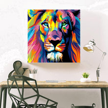 Load image into Gallery viewer, Lion Animal - Full Drill Round Drill - 30x30cm
