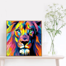 Load image into Gallery viewer, Lion Animal - Full Drill Round Drill - 30x30cm
