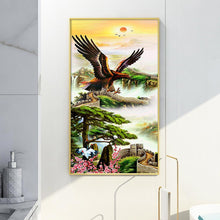 Load image into Gallery viewer, Soaring Eagle - Full Drill Round Drill - 45x85cm
