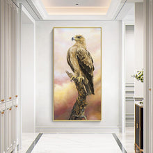 Load image into Gallery viewer, Animal Eagle - Full Drill Round Drill - 45x85cm
