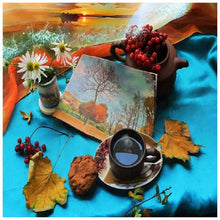 Load image into Gallery viewer, Coffee - Full Drill Round Drill - 30x30cm
