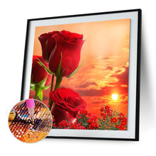 Load image into Gallery viewer, Rose Flower - Full Drill Round Drill - 30x30cm
