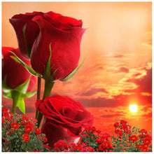 Load image into Gallery viewer, Rose Flower - Full Drill Round Drill - 30x30cm
