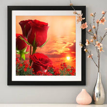 Load image into Gallery viewer, Rose Flower - Full Drill Round Drill - 30x30cm
