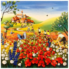 Load image into Gallery viewer, Butterfly Flower Sea - Full Drill Round Drill - 30x30cm
