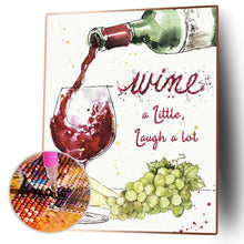 Load image into Gallery viewer, Wine Glass - Full Drill Round Drill - 30x40cm
