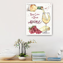 Load image into Gallery viewer, Wine Glass - Full Drill Round Drill - 30x40cm
