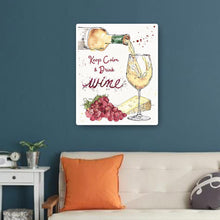 Load image into Gallery viewer, Wine Glass - Full Drill Round Drill - 30x40cm
