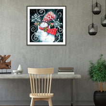 Load image into Gallery viewer, Christmas Snowman  - Full Drill Round Drill - 30x30cm

