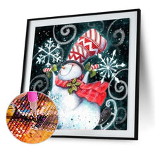 Load image into Gallery viewer, Christmas Snowman  - Full Drill Round Drill - 30x30cm
