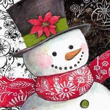 Load image into Gallery viewer, Christmas Snowman  - Full Drill Round Drill - 30x30cm
