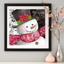Load image into Gallery viewer, Christmas Snowman  - Full Drill Round Drill - 30x30cm

