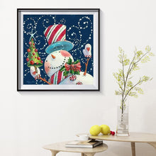 Load image into Gallery viewer, Christmas Snowman  - Full Drill Round Drill - 30x30cm
