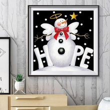 Load image into Gallery viewer, Christmas Snowman  - Full Drill Round Drill - 30x30cm
