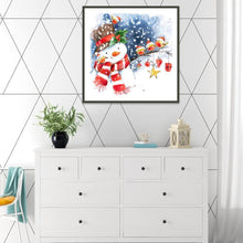 Load image into Gallery viewer, Christmas Snowman  - Full Drill Round Drill - 30x30cm
