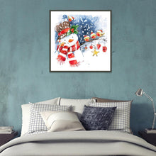 Load image into Gallery viewer, Christmas Snowman  - Full Drill Round Drill - 30x30cm

