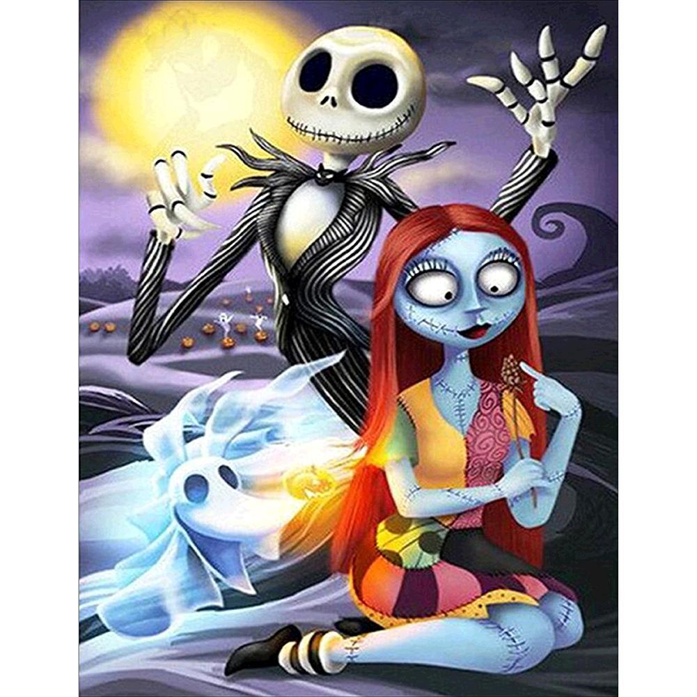 Nightmare Before Christmas - Full Drill Round Drill - 40x50cm