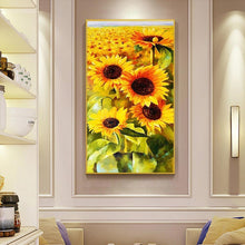 Load image into Gallery viewer, Sunflowers - Full Drill Round Drill - 45x85cm
