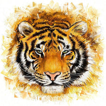 Load image into Gallery viewer, Tiger Animal - Full Drill Round Drill - 30x30cm
