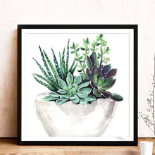 Load image into Gallery viewer, Succulent Plant  - Full Drill Round Drill - 30x30cm
