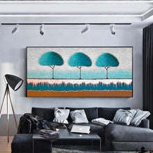 Load image into Gallery viewer, Three Trees - Full Drill Round Drill - 100x50cm
