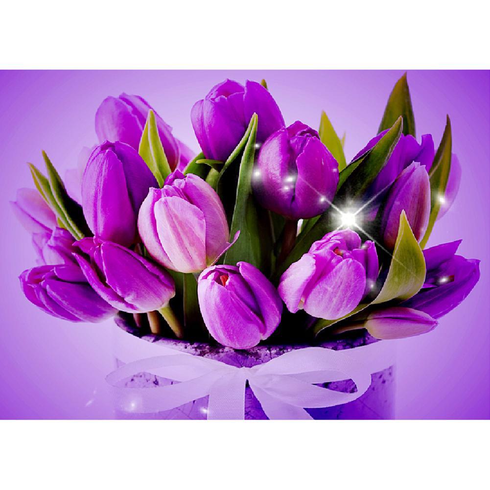 Flower Room  - Full Drill Round Drill - 40x30cm