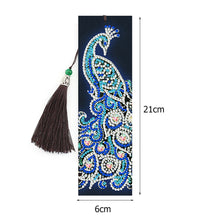 Load image into Gallery viewer, 2pcs Peacock-DIY Diamond Painting Bookmark
