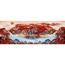 Load image into Gallery viewer, Mountain Scenery - Full Drill Round Drill - 80x30cm
