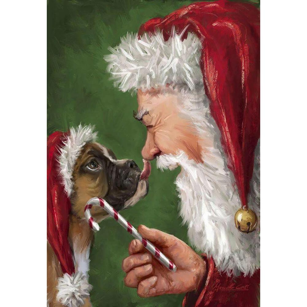 Santa Claus  - Full Drill Round Drill - 30x40cm