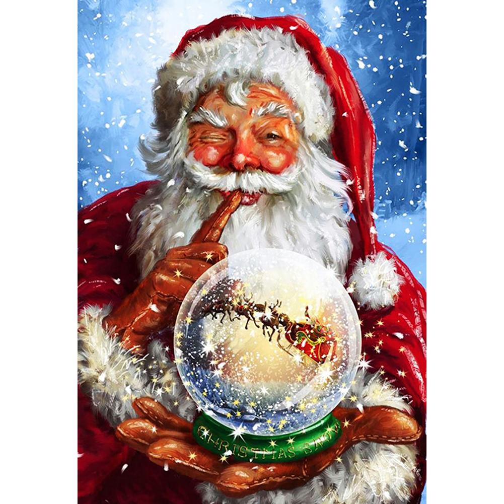 Santa Claus  - Full Drill Round Drill - 30x40cm