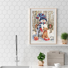 Load image into Gallery viewer, Snowman  - Full Drill Round Drill - 30x40cm
