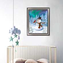 Load image into Gallery viewer, Snowman  - Full Drill Round Drill - 30x40cm
