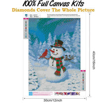 Load image into Gallery viewer, Snowman  - Full Drill Round Drill - 30x40cm
