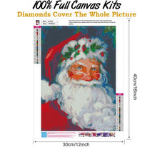 Load image into Gallery viewer, Santa Claus  - Full Drill Round Drill - 30x40cm

