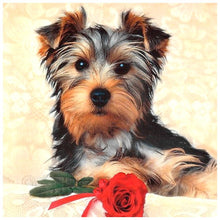 Load image into Gallery viewer, Dog Animal  - Full Drill Round Drill - 30x30cm
