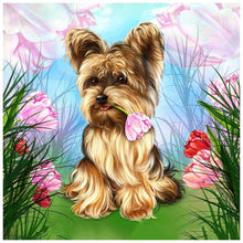 Load image into Gallery viewer, Dog Animal  - Full Drill Round Drill - 30x30cm
