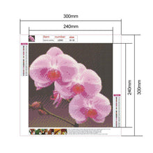 Load image into Gallery viewer, Flowers  - Full Drill Round Drill - 30x30cm
