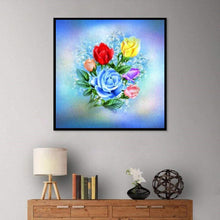 Load image into Gallery viewer, Flowers  - Full Drill Round Drill - 30x30cm
