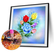 Load image into Gallery viewer, Flowers  - Full Drill Round Drill - 30x30cm
