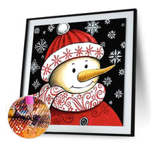 Load image into Gallery viewer, Snowman  - Full Drill Round Drill - 30x30cm
