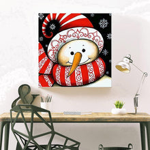 Load image into Gallery viewer, Snowman  - Full Drill Round Drill - 30x30cm
