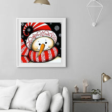 Load image into Gallery viewer, Snowman  - Full Drill Round Drill - 30x30cm
