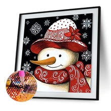Load image into Gallery viewer, Snowman  - Full Drill Round Drill - 30x30cm
