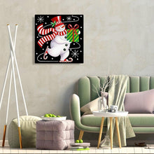 Load image into Gallery viewer, Snowman  - Full Drill Round Drill - 30x30cm
